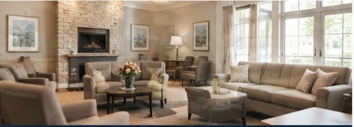 Luxury senior living residence interior